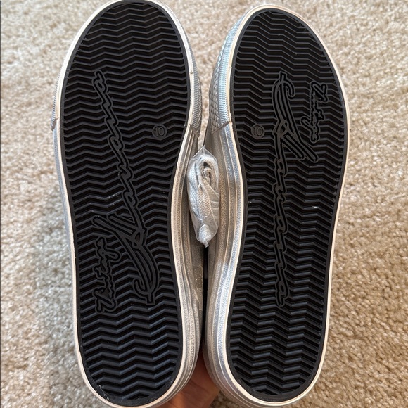 Vintage Havana silver desire sparkle glitter pink trim star shoe size 10 sneaker - Picture 8 of 8